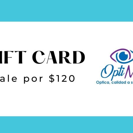 TARJETA DE REGALO VALOR 120 SOLES
